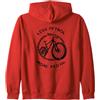 Skizzenmonster Arte della bicicletta Less Petrol Bicicletta ecologica per la protezione del clima Felpa con Cappuccio