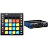 PreSonus Atom Controller Di Produzione E Performance Pad Con Studio One Artist Software, Nero & Studio 24C Interfaccia Audio 2X2, 192 Khz, Compatibile Usb-C