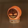 LedLedITALIA Lampada di Sale Himalayano a batteria Rosa naturale a forma di Albero della vita 600gr