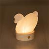 LedLedITALIA Lampada di Sale Himalayano a batteria Bianco naturale a forma di Cigno 600gr