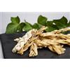 GIOSNAX - Strisce di cuoio capelluto di manzo attorcigliate per la cura dei denti, per cani, leccornia, snack, ricompensa 100% naturale, articolo da masticare, 100% manzo, mangime diretto, 800g