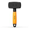 Wahl Spazzola cardatrice piccola autopulente in nylon per animali sensibil | Spazzola per toelettatura di animali domestici , setole in nylon, delicata, manico in gel risciacquabile, autopulente