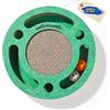Meowtivation Tiragraffi per gatti con pista a sfere con campanellino - Gioco interattivo per gatti, tappetino tiragraffi in cartone ondulato con erba gatta, tavola tiragraffi, accessori per gatto (Verde)