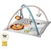 Nuby Tappeto Gioco Imbottito con Peluche, 0+ Mesi, Animal Adventures