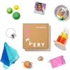 LOVEVERY, The Explorer Play Kit + Libro Bonus, Giocattoli per lo Sviluppo del Bambino e Regalo, Essenziali Neonati Compresi Giocattoli Montessori per Causa ed Effetto e Tenaglia Afferrare Sviluppo, 9