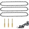 QZYIPI 3 catene per motosega da 30 cm, LP 44TG, catena da 1,1 mm, catena di ricambio per motosega a batteria da 12 pollici, compatibile con Stihl MS162 MS170 MS171 MS194T, Bosch, Oregon e molto altro ancora