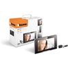 BTICINO 334253 Monitor Videocitofono, Posto Interno Supplementare per Easykit Plus, Plug-In 2 Fili, Display 7 a Colori, Vivavoce, Audio Bidirezionale, Comandi Touch Screen, Finitura Effetto Specchio