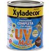 Xyladecor SMALTO LEGNO ESTERNI UV MAX Protezione Completa da sole e agenti atmosferici Idrorepellente colore NOCE SCURO 750ML, 750 ML