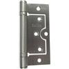 Solido v102 a227s433 nastro per porta con cuscinetti a sfera da avvitare cerniera, universale per porte spuntato, Acciaio Inox, 2 pezzi