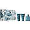 Versace Eros Eau de Toilette Gift Set 2025-50ml EDT, 50ml Gel Doccia e 50ml Balsamo Dopobarba