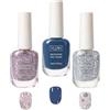 YDYSAA 3 Colori Smalto Per Unghie Con Effetto Shimmer Smalto Per Unghie D'Acqua Non Tossico Smalto Ad Asciugatura Rapida a Base d'Acqua Senza Lampada Uv Per Principianti Del Fai Da Te, Nail Art, 10ml