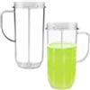 AUMUA 2 Tazzas di Ricambio per Frullatore Compatibili con Nutribullet Magic Bullet MB1001, 200 W, Pezzo di Ricambio Della Tazza, Magic Bullet Accessori Parti di Ricambio