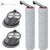 DianSung Spazzola a rullo di ricambio per Dreame H14 AE accessori Aspirapolvere a umido e a secco, 2 rotoli di spazzole + 2 Filtro di ricambio + 1 spazzola di pulizia