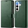 TUCCH Cover per Galaxy S26 5G Custodia Portafoglio, Verde Notte | Slot Porta Carte, Blocco RFID, Magnetico, Pelle Sintetica TPU, Supporto Cellulare