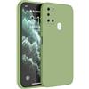 HAFFAN Custodia in Silicone TPU Compatibile con Samsung Galaxy A21s (6.5 inches), Cover Case Protettiva per Cellulare - Verde Matcha