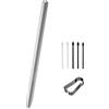 LiXiongBao Penna Stilo di Ricambio per Samsung Galaxy Tab S10 FE S Pen, Stilo per Galaxy Tab S10 FE e Tab S10 FE+, Con punte/molle (senza Bluetooth), Argento