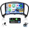 GOHHDL Android 15, 6G+128G 8Core GOHHDL Autoradio per Nissan Juke J15 (2010-2019)/YF15 Infiniti ESQ 2011-2017 Carplay Android Auto, 9 Pollici Touch Screen con BT GPS WiFi FM/RDS HIFI EQ DSP SWC Retrocamera