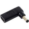 chenyang CY USB 3.1 Type C USB-C to DC 5.5 2.1mm Adapter Emulator Trigger 90 Degree Angled