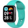 BDIG Cinturino Compatibile con Xiaomi Redmi Watch 3 Active/3 Lite,Colorato traspirante Braccialetto Sportivo di Ricambio in Morbido Silicone
