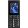 Nokia 110 2024: Display 2, Batteria 1000mAh, Fotocamera con flash utilizzabile anche come torcia, 4MB RAM, memoria 4MB espandibile fino a 32GB, Dual SIM, FM radio, MP3, USB Type-C, IP54