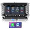 MAVYULQEF Autoradio Linux Avvio 5s | Bluetooth/CarPlay/Android Auto Wireless/FM/AM/RDS/USB | DSP 100W | Compatibile VW Golf 5/6 Passat Jetta Caddy EOS T5 Tiguan Touran CC Polo
