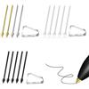 SSS·GRGB 14 punte in metallo di ricambio per Samsung Galaxy S10/S9/S8/S7/S6, Note S22/S23/S24 Ultra S Pen, punte per penne a matita adatte per 2 penne EMR e Kindle Scribe Pen (2 pezzi in rame, 2 pezzi in