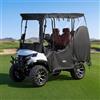 VEVOR Telo di Copertura per Carrello Golf da 2 Posti con Finestra in PVC | Copertura di Protezione Sole Pioggia, Telo in Tessuto Oxford 420D Impermeabile per Golf Cart, 4 Sportelli Avvolgibili