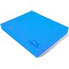 CampTeck U7340 Cuscinetto Equilibrio in schiuma Leggero e Antiscivolo per Stabilità, Forza, Supporto Yoga e Allenamento del Core - Nero - L - 40 × 33 × 5 cm