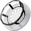 Turnart Bersaglio per freccette, luce a 360° Pro, illuminazione per freccette, regolazione della luminosità, anello per freccette in acciaio, 90 LED, illuminazione per soggiorno o bar
