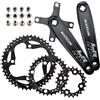 AEYINO 64/104 BCD - Guarnitura a manovella quadrata per bicicletta, tripla - 3 manovelle per mountain bike, mountain bike, 170 mm, set con corona 22/32/44T per 9 marce