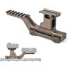 QIRUIMY Tattico Micro Red Dot Riser Mount Adattatore di base per montaggio su cannocchiale per mirino ottico T1 T2 H1 H2 (Marrone)