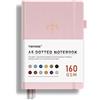 TIEFOSSI Quaderno a Punti Bullet, Carta Spessa Anti-sbavature da 160GSM, (n5C)