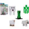 Bizak Minecraft Toppez Edizione Speciale Confezione di 5 Figure Stdo. 2 Bambole da 5 cm con 1 Figura a Sorpresa, Prodotto Ufficiale 16 Modelli da Collezionare, per Fan e Bambini Dagli 8 anni (64110033