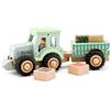 Woet® Set Veicoli da Costruzione Giocattolo in Legno per Bambini - 3 Pezzi - Gioco di Piccolo Mondo - Giocattolo di Imitazione - A Partire da 2 Anni