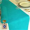NATUARTE, Runner da Tavola Blu Turchese, Rotolo di TNT da 25 metri x 30 centimetri, Decorazione Tavola, Stoffa Decorazione Matrimonio, Battesimi, Comunioni, Compleanni, Colore Blu Turchese