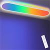 LEZOE Plafoniera RGB LED dimmerabile con telecomando, 80x20x2.9cm, 36W 4500LM 2700K-6500K, funzione di memoria Lampada, pannello luminoso da soffitto per ufficio, cucina, soggiorno, camera da letto