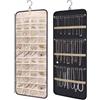 QIUPFGUT Jewelry Organizer per Armadio, Jewelry Storage Display Stand, Porta Orecchini da Appendere, Appendi Gioielli Donna Muro Porta Collane da Appendere, Appeso Contiene Portagioielli Organizer
