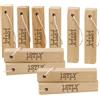 1STLY - Bastoncini repellenti per tarme in legno di canfora essicato al forno - 10 bastoncini - Naturale, senza sostanze chimiche