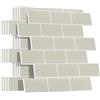 Yoillione Piastrelle Adesive Cucina Spessorate, Beige Paraschizzi Cucina Mattonelle Adesive Bagno, Mattonelle Decorative 3D per Parete, 30x30 cm, 5 Pezzi