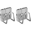 Wagoodter 2 pezzi porta spugna da cucina, porta spugna per lavello da cucina gancio impermeabile, accessori da cucina per la conservazione e lo svuotamento della casa (Trasparente)