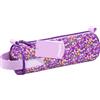 Maped - Astuccio floreale - 22,5 x 7,5 cm - Motivo floreale - Tessuto resistente - Ideale per accessori scolastici