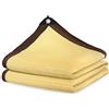 WAIMDIKUL Rete ombreggiante con occhielli, 1 x 2 m, colore beige, per giardino, terrazza, 70% ombreggiatura, resistente ai raggi UV, per pollaio, giardino, rete solare