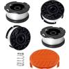 JAMSSOW 4 Bobine Tagliaerba Compatibili con Black+Decker A6481 A6485 AF-100,Filo Tagliabordi Bobine Adatto per ST5530 GB GLC3630L20-GB STC1820PC-GB BESTA530-GB BESTA525-GB,Lunghezza 9,144m,Ø1,65mm