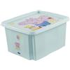 Keeeper Karolina Peppa Pig Turn Around Stacking Box 24L With Lid