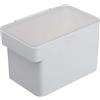 YAMAZAKI 5611 TOWER Pet Food Container (3,5 kg), white, ABS Resin/Silicone, 30 x 19.7 x 19.2 cm