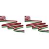 Furlanis Nastro Tricolore, Raso, 16mm x 25m, 25 unità (Confezione da 2)