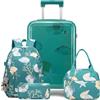 Sea choice Valigia per bambini con Set di Zaini Bagaglio a mano Valigia leggera a guscio duro Trolley per ragazzi ragazze Valigia da viaggio e 4 ruote TSA