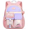 Aucuu Zaino Bambina Scuola Elementare, Zainetti per Bambini, Zaini Scuole Media, Zainetto per Ragazze Grande Capacità, Leggero Elementare Zaino Multi Scomparto per Viaggi Campeggio, Viola