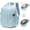 BJLFS Zaino Ryanair 40x30x20 Sottovuoto con pompa Zaino da Viaggio aereo Cabina 40x30x20 Impermeabile Bagaglio a Mano Wizzair Sottovuoto Borse da Cabina per Easyjet 45x36x20 Zaino Airback Donna