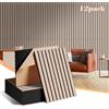 NZQXJXZ 12 Pezzi Pannelli Acustici da Parete Grandi, Pannelli Acustici Autoadesivi Insonorizzati per Parete, 40 x 30 x 1 cm, Trattamento Acustico per Studio di Registrazione in Casa e Ufficio